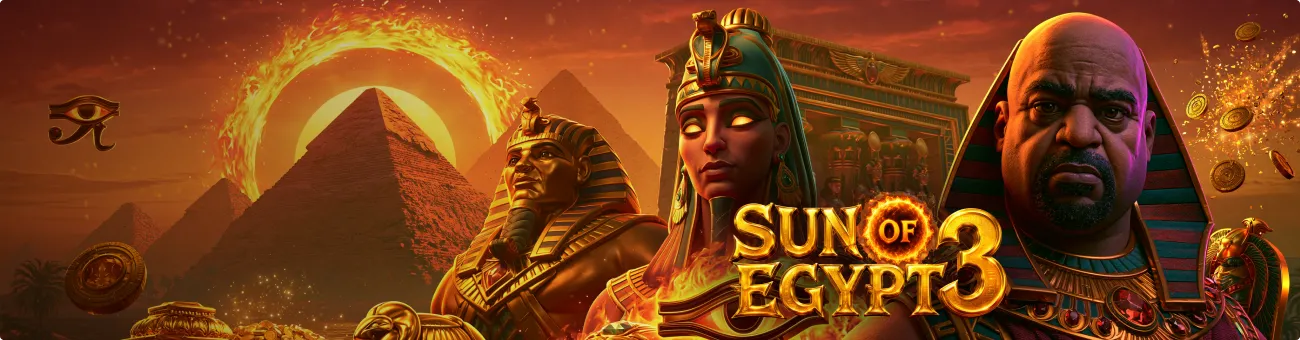 Sun of egypt 3 slot Banner 5